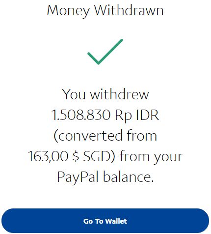 withdraw paypal berhasil