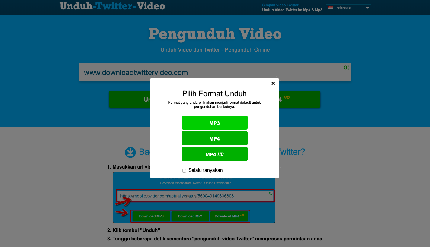 Download video mp4